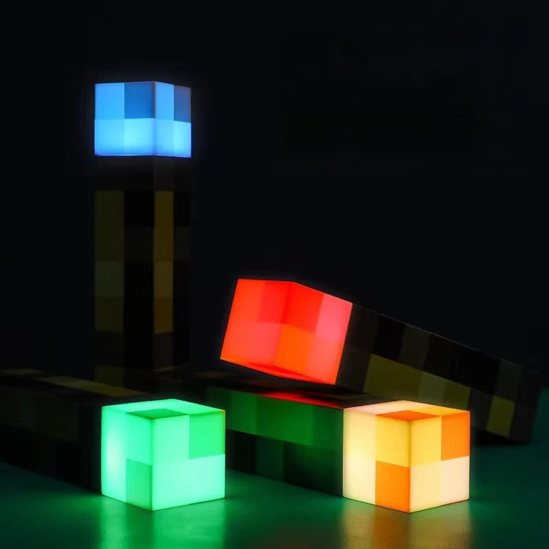 11.5 Inch Brownstone Torch Torch Light LED Light USB Rechargeable Night Light Room Home Decor Table Lamp Kids Gift Bedside Lamp